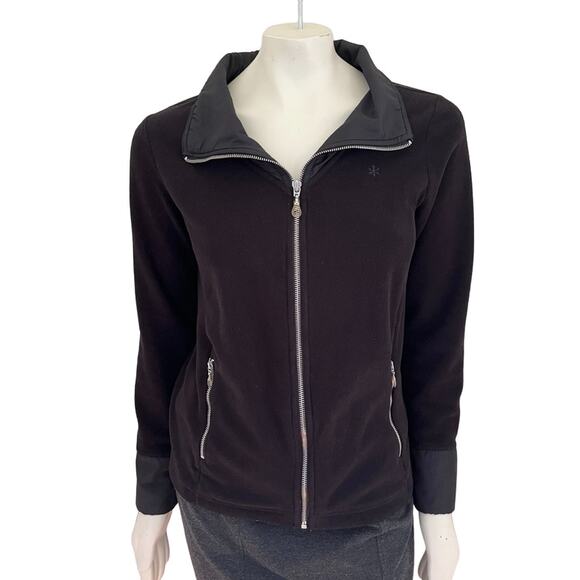 OLD NAVY Full Zip Fleece Jacket in Black  SZ 8 - Picture 11 of 11